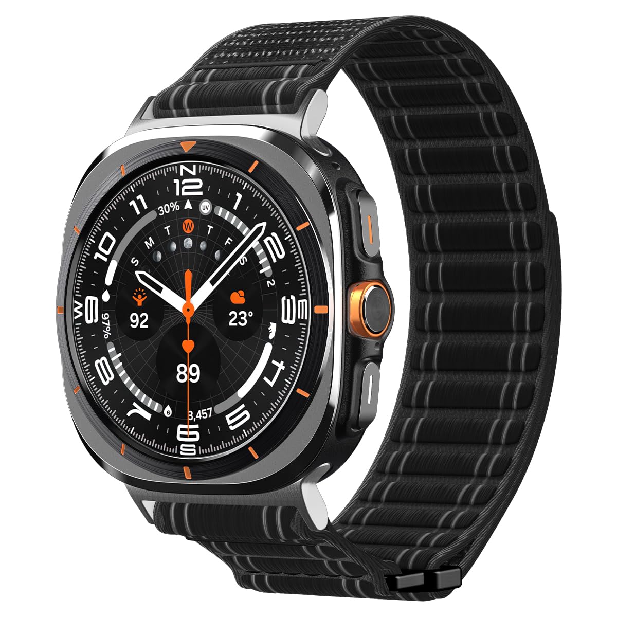 Spigen WBF0 for Samsung Galaxy Watch Ultra 47mm (2025/2024) Modern & Lightweight Fabric Strap Band-image-20