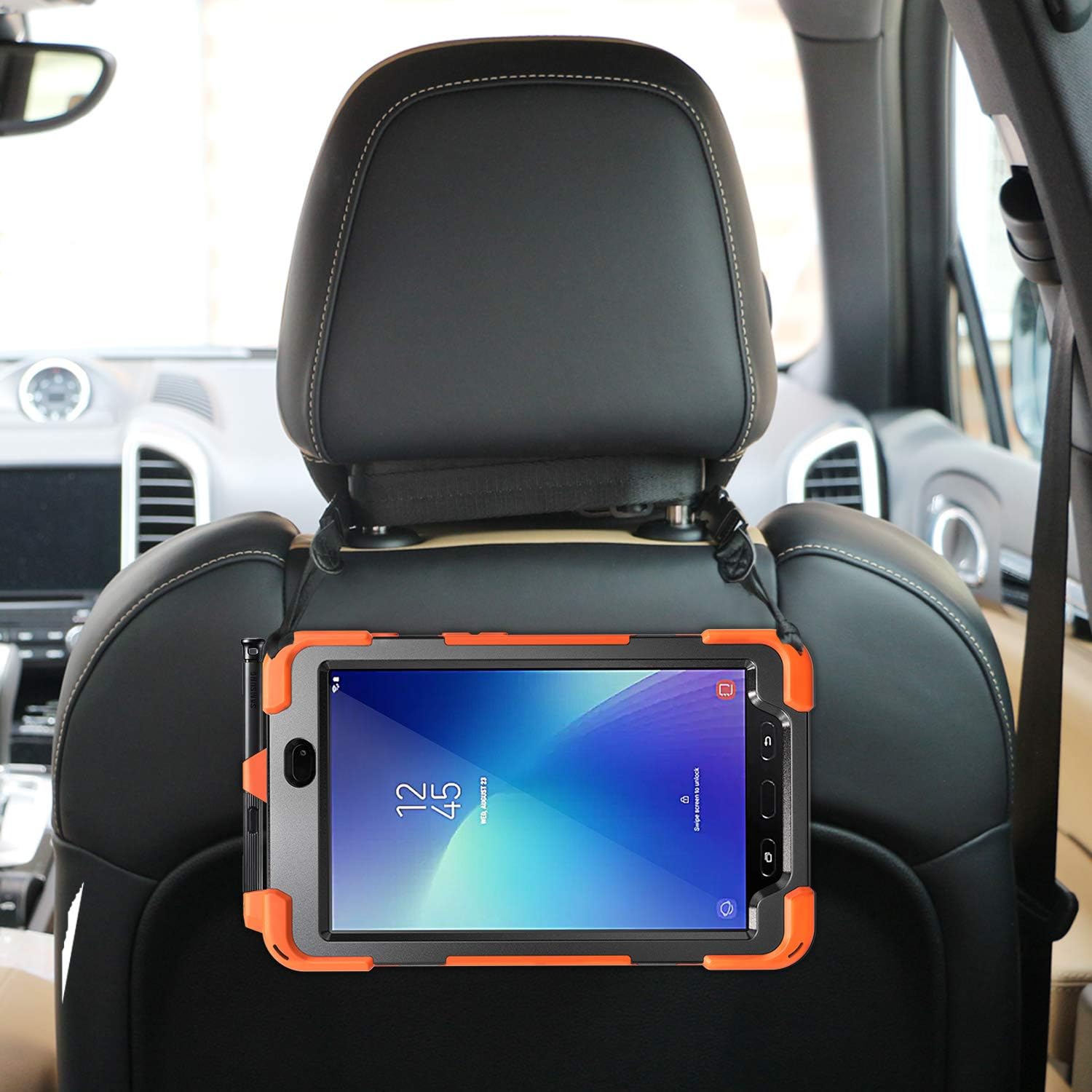 for Samsung Galaxy Tab Active2 8.0 T390/T395/T397 Case,Three-in-one Shatter-Resistant Shell, Drop-Proof, Dust-Proof, Shock-Proof,360 Degree Rotating Multi-Function Grip Bracket