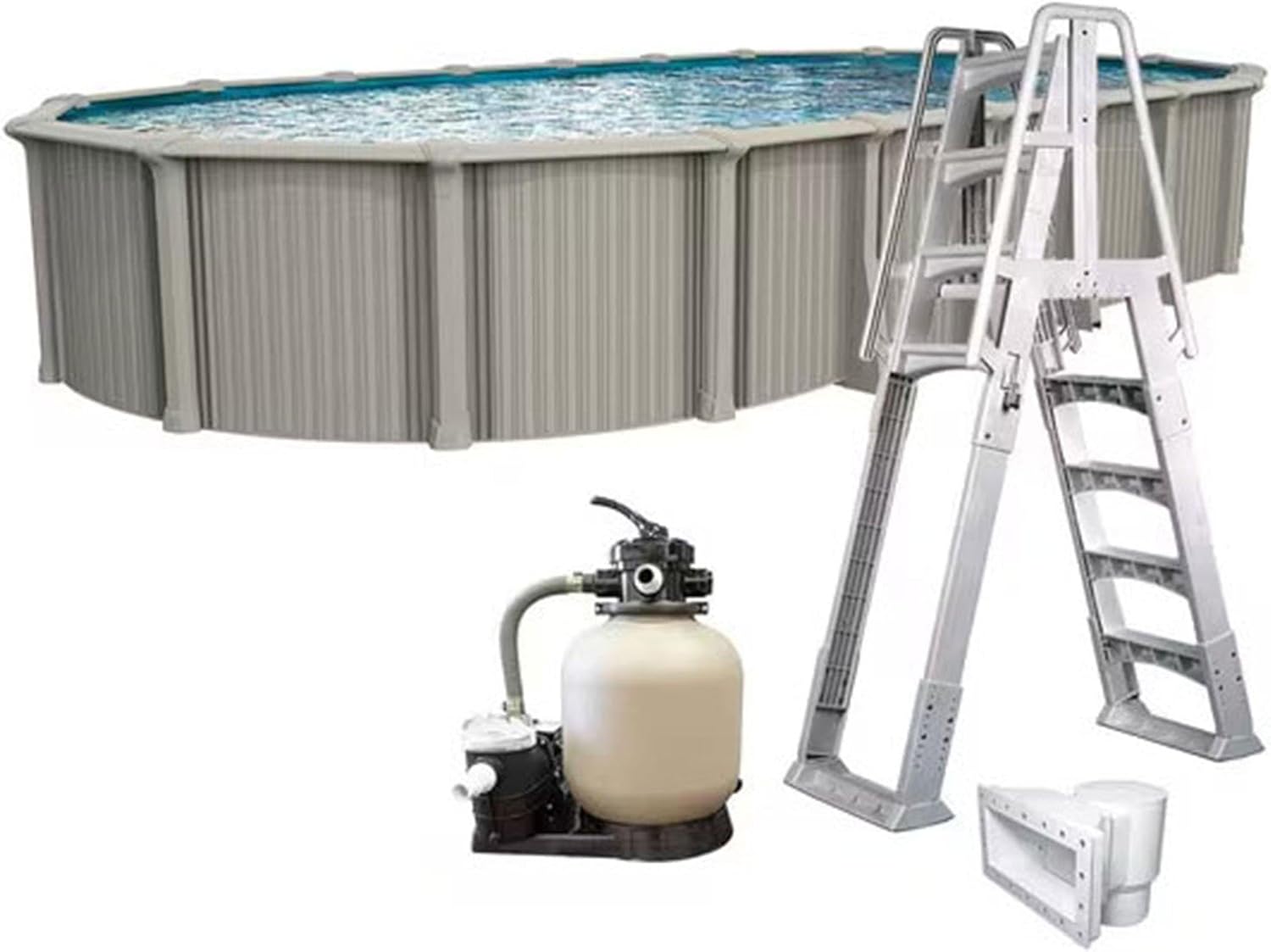 Amazon.com: In The Swim 15' x 26' Oval Above Ground Swimming Pool ...