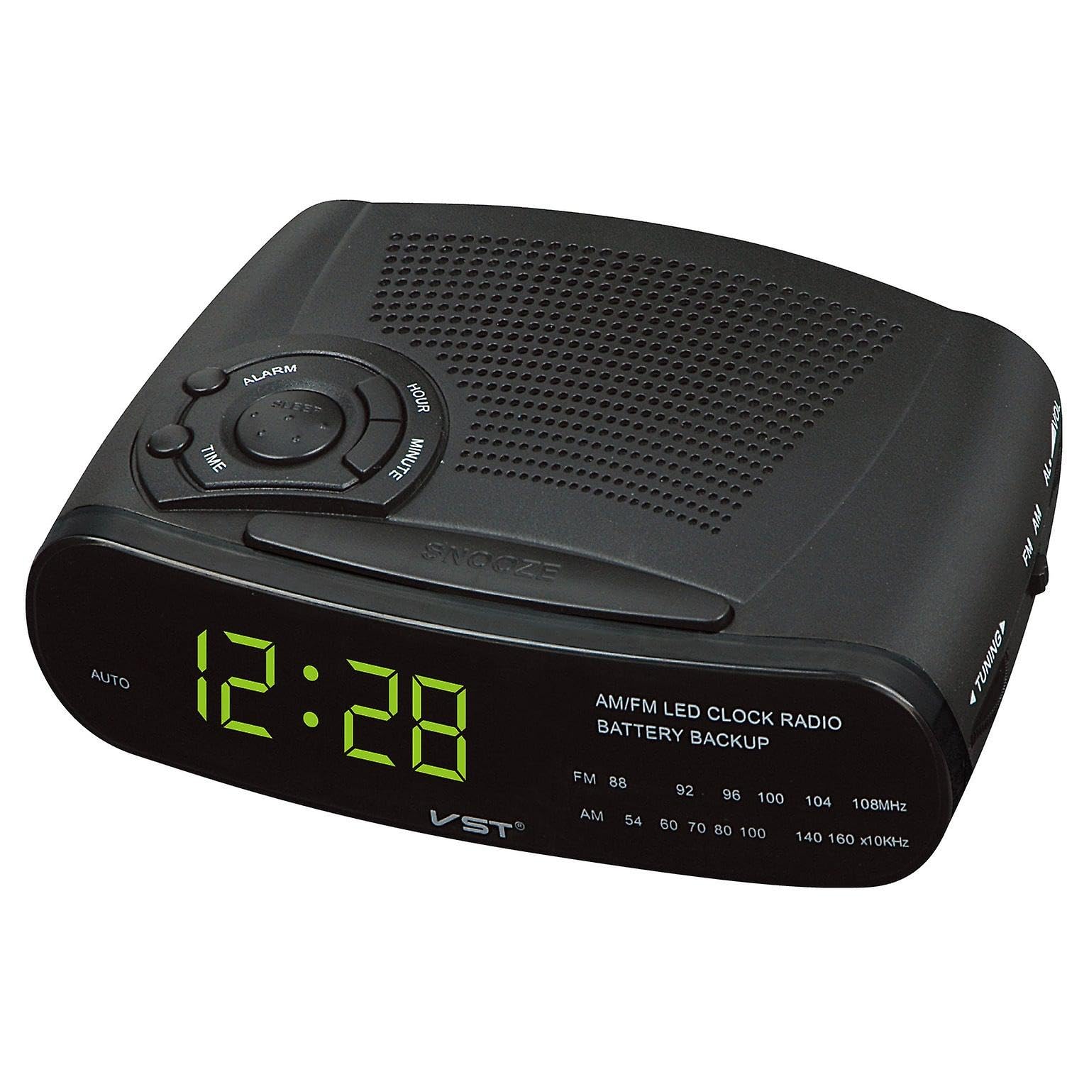 JOYHAPPST Clock Controlled Radio Alarm Clock With Am And Fm Channel Radio Multiple Sets Of Alarm Clocks With Snooze Function Led Clock