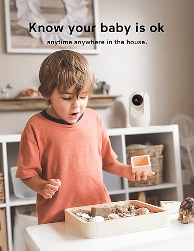 Miniatura 9 de Momcozy Monitor de video para bebés monitor de bebé HD 1080P de 5 pulgadas con cámara y audio visión nocturna infrarroja batería de 5000 mAh
