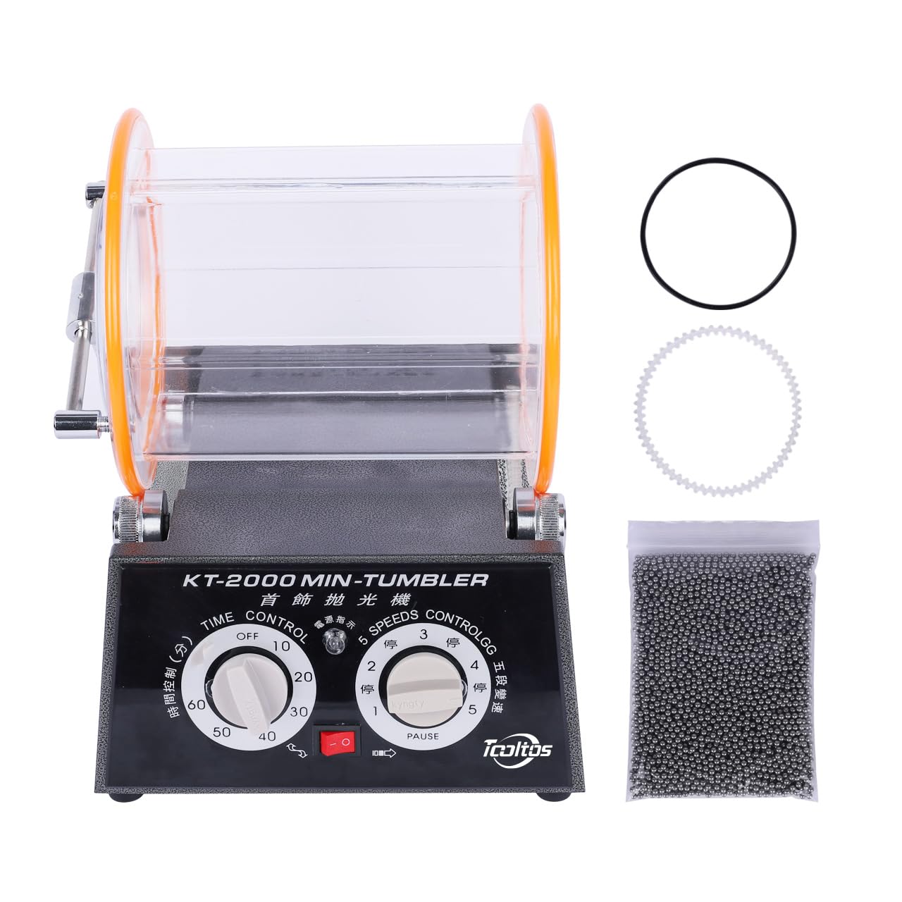 KT-2000 5kg Rotary Tumbler Surface Jewelry Polishing Machine