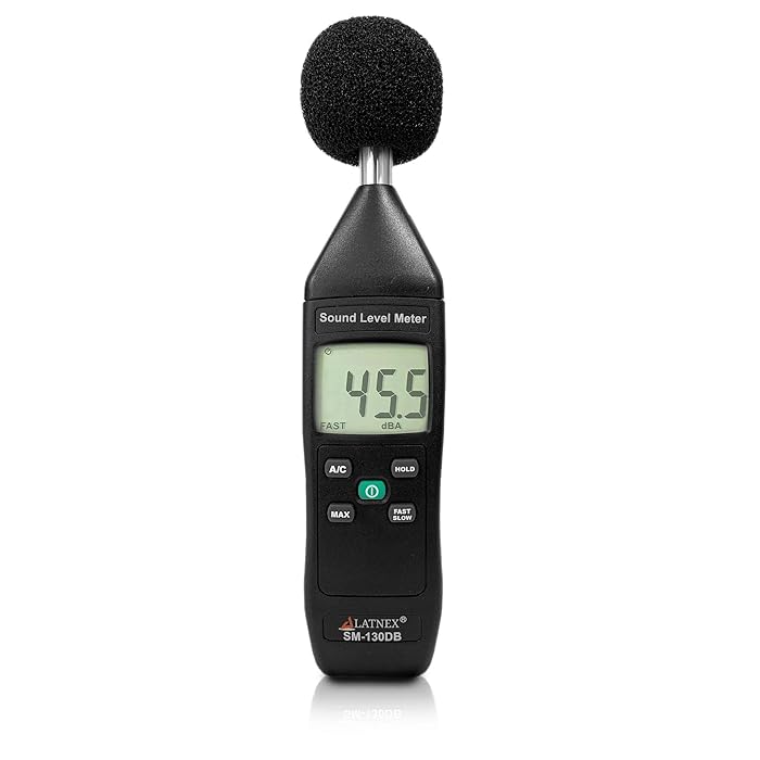 Buy SM130DB Digital Decibel Meter Reader and Sound Level Meter Type 2