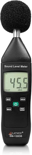 LATNEX SM-130DB Medidor de Decibelios Digital