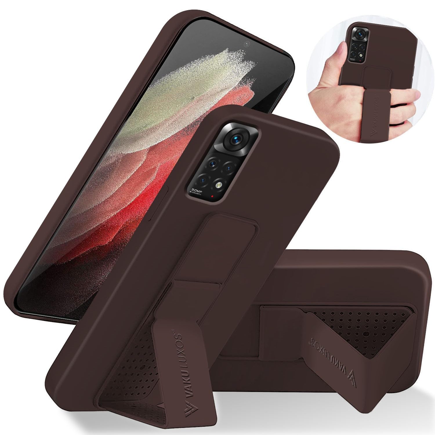 Vaku Luxos® Harbor Grip Multi-Functional Back Cover Case for