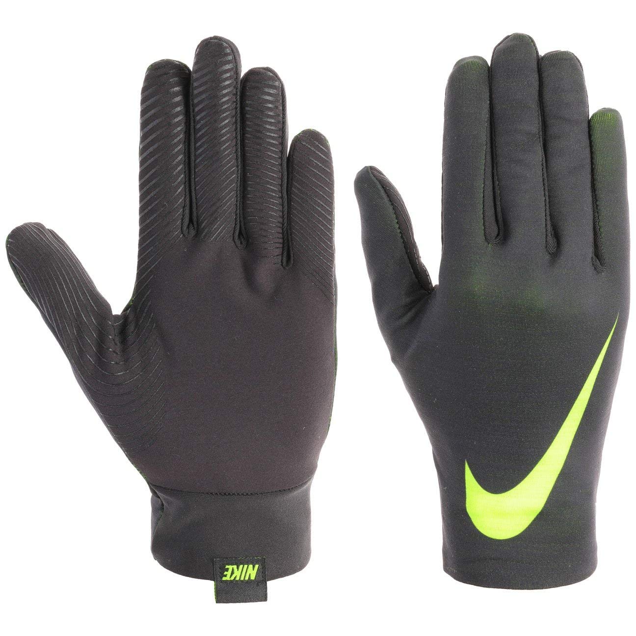 Nike Women's Base Layer Training Gloves, Black/Neon Yellow, S Fashion