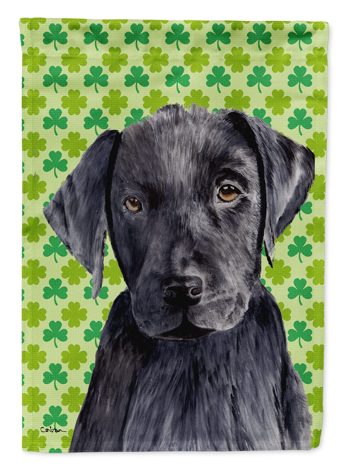 Drapeau de maison Labrador pour d&eacute;corer votre jardin durant la f&ecirc;te de la Saint-Patrick