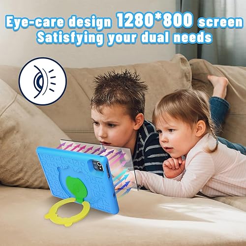 Miniatura 6 de Tablet Android 12 de 10 pulgadas para niños Kidoz preinstalada, HD 1280 * 800 IPS pantalla 2GB+32G+128GB expansión Quad Core Kids Tablets con doble