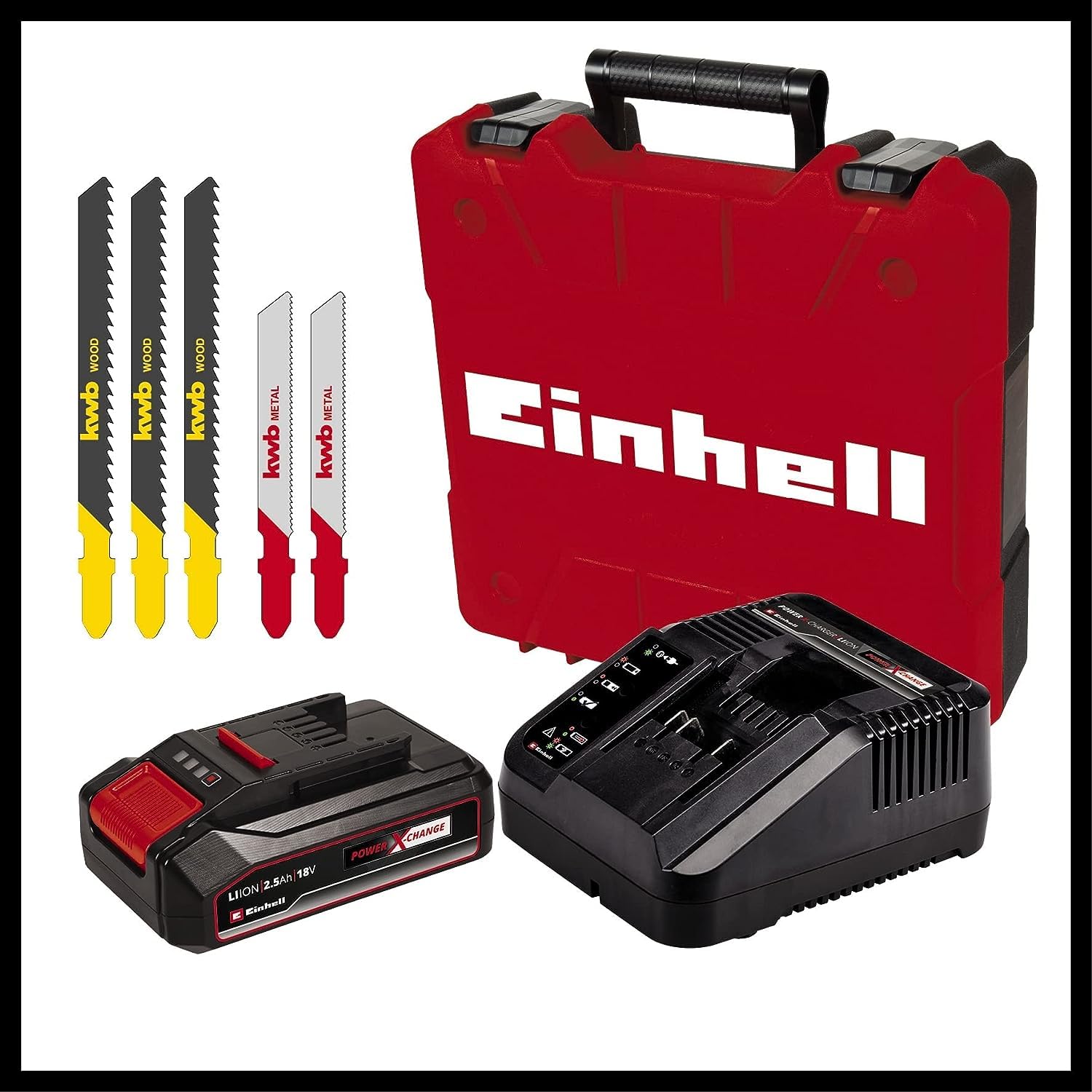 Einhell TC-JS 18 Li Sierra de Calar Inalámbrica 18V 2,5Ah Power X-Change