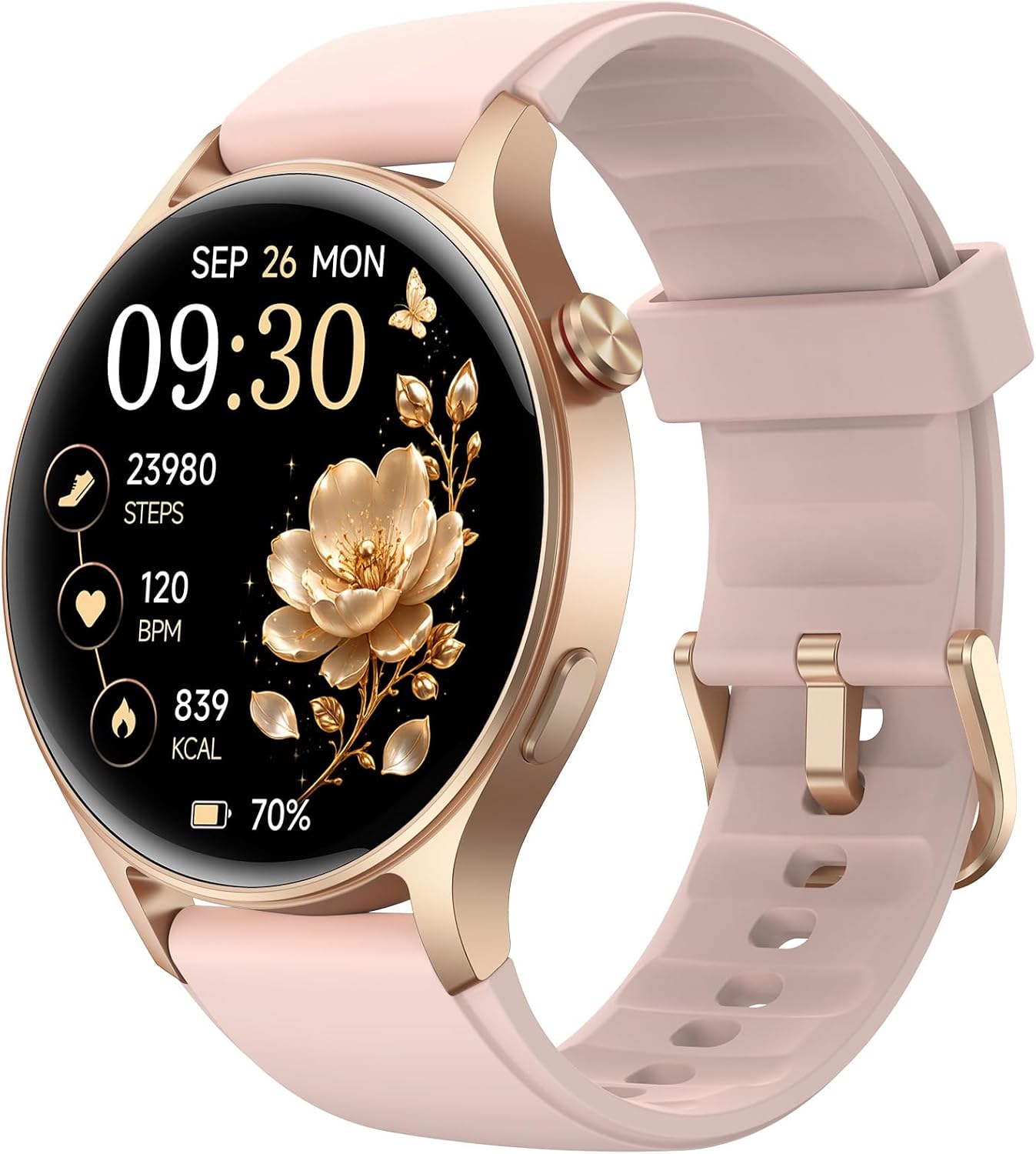 Fitpolo Round AMOLED Smart Watch