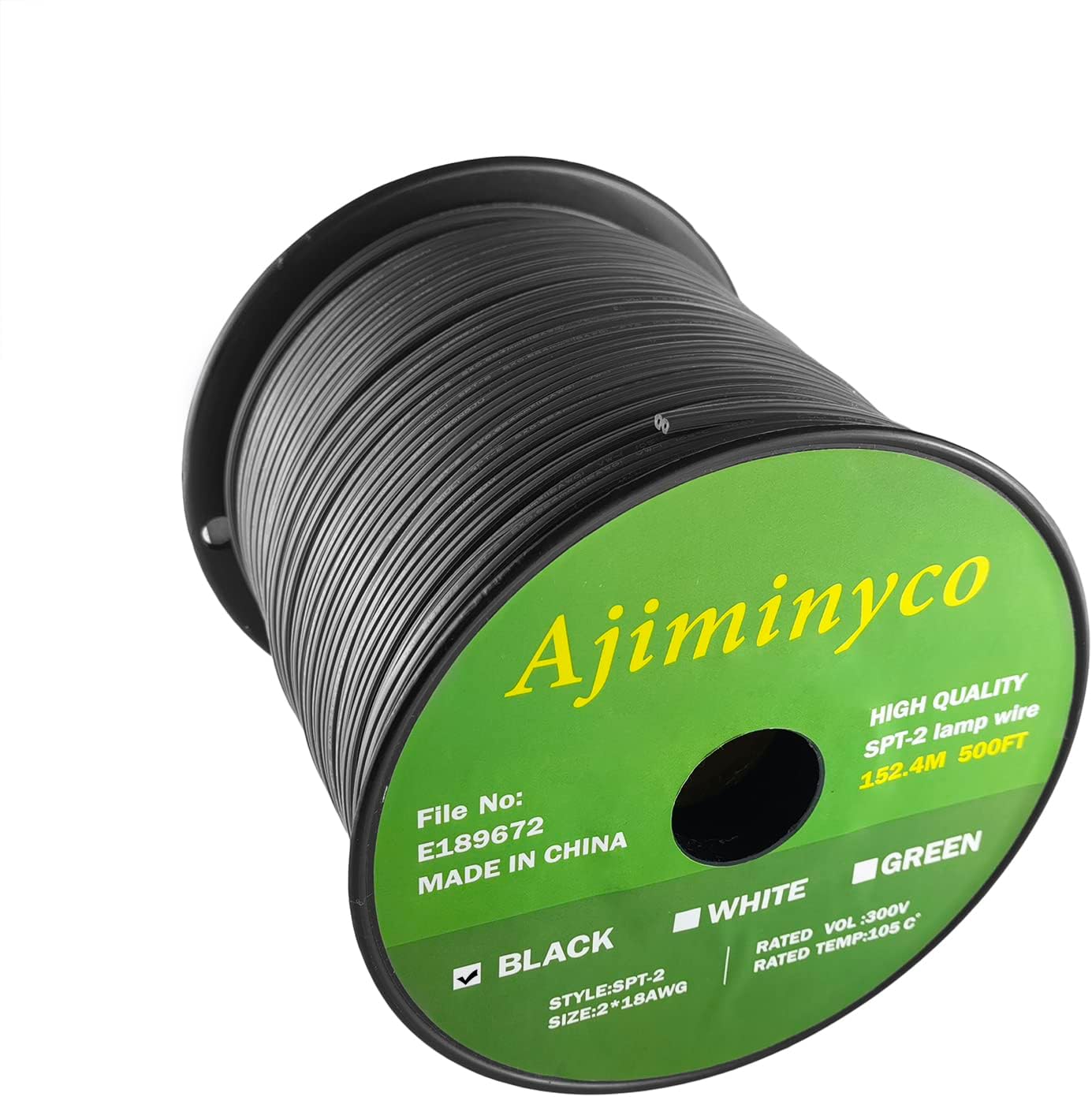 500' roll SPT2 18/2 18 Gauge 300 Volt Wire Zip Cord
