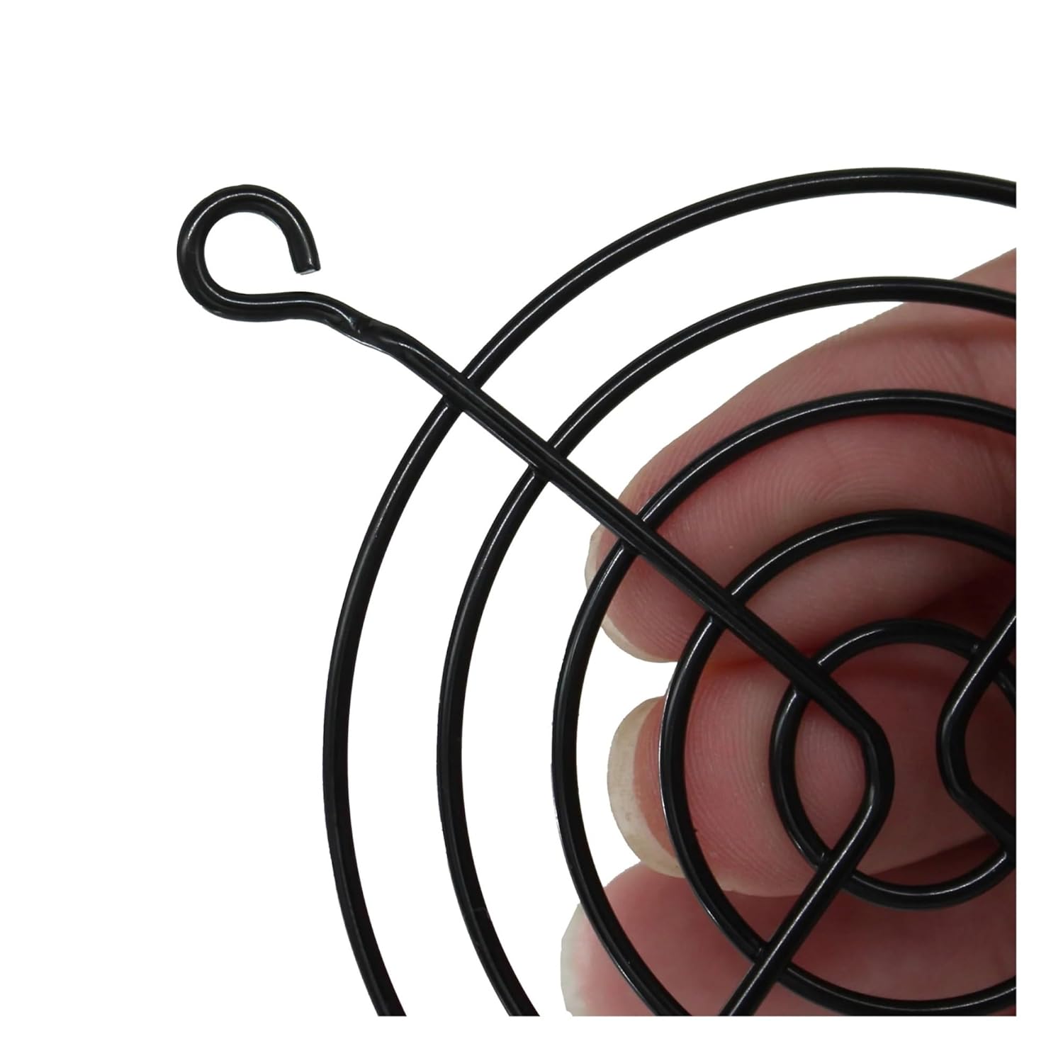 Cooling Fan Grill Metal Finger Guard 5PCS 60mm 80mm 90mm 92mm 120mm 140mm Black Metal Mesh Finger Guard Protective Net(5PCS 80MM)