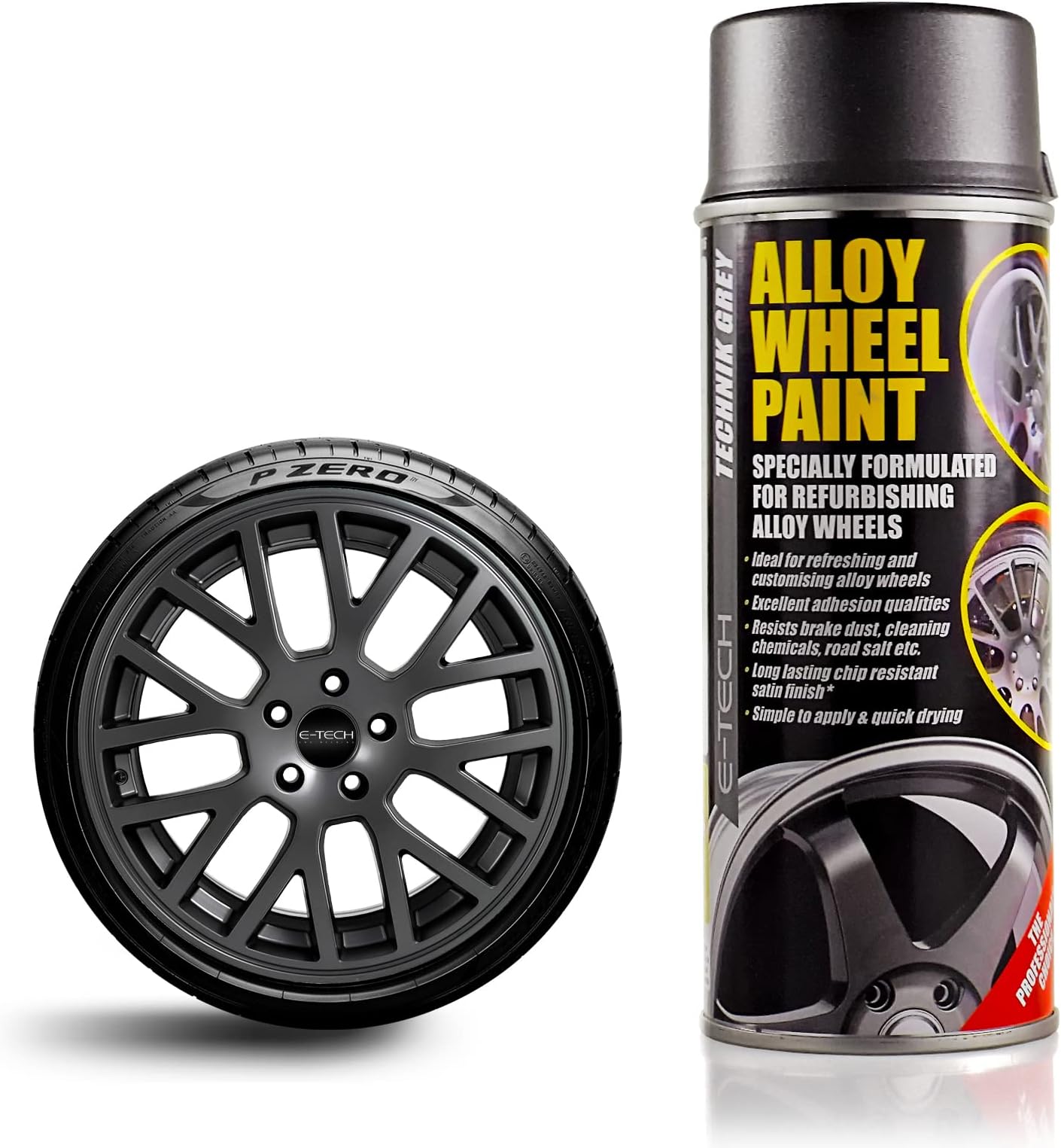 Alloy Wheel Paint – 400ml - Technik Grey - AWP-7016