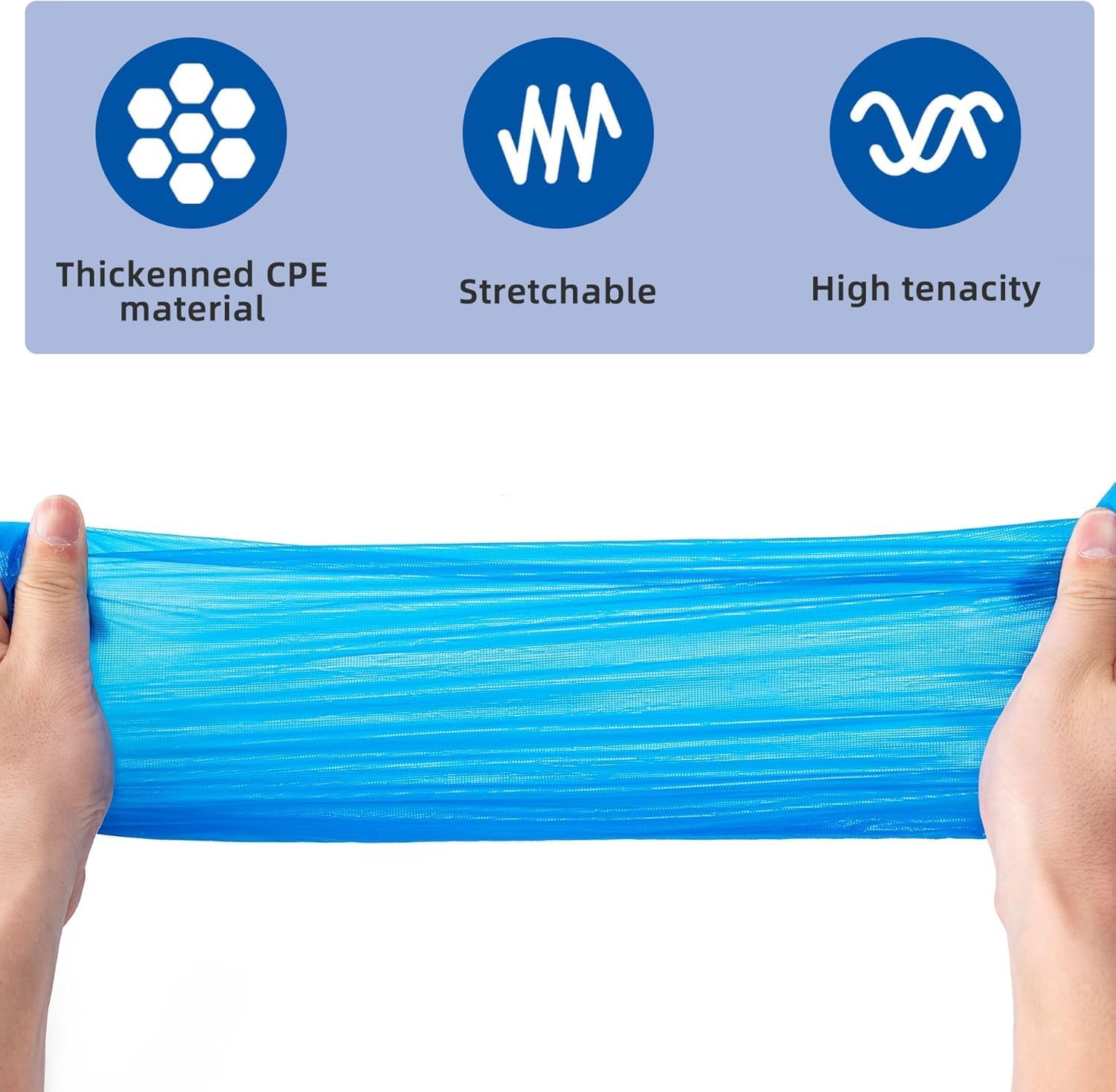 BOOMIBOO Shoe Covers Disposable Non Slip - 200 Pack (100 Pairs) image 2