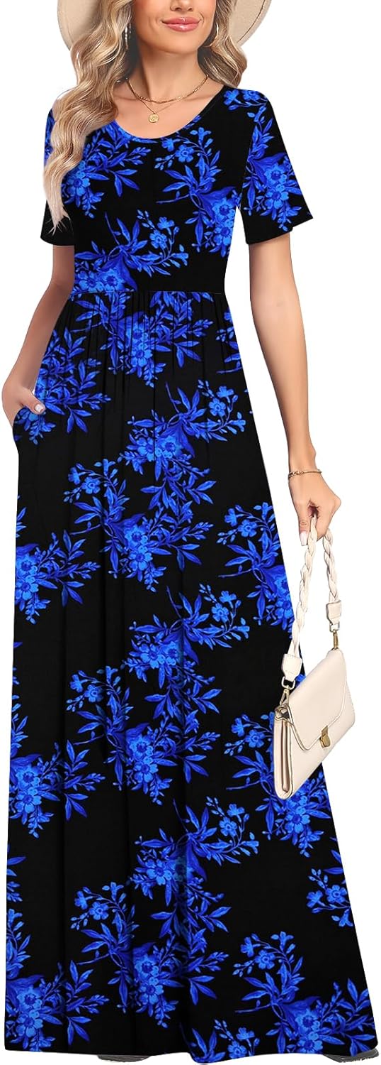 Maxi Dress Casual Long Dresses with Pockets S-2XL - Image 3