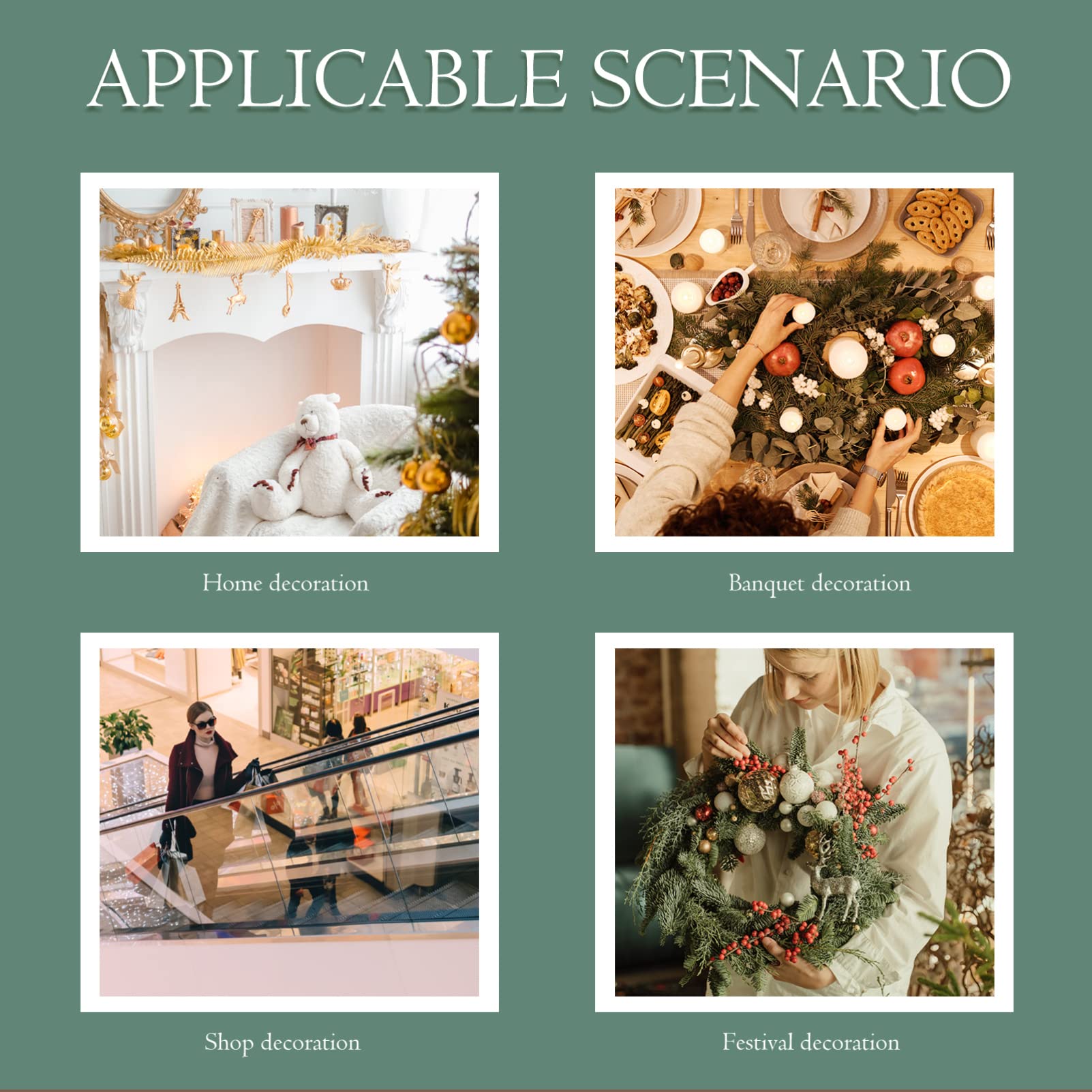 VICASKY 25 Piezas Decoraciones De Navidad Colgante De Bola De Navidad Trajes Negros Adornos De Plástico para Árboles De Navidad Adornos De Bolas Pintado El Plastico Utensilios De Navidad