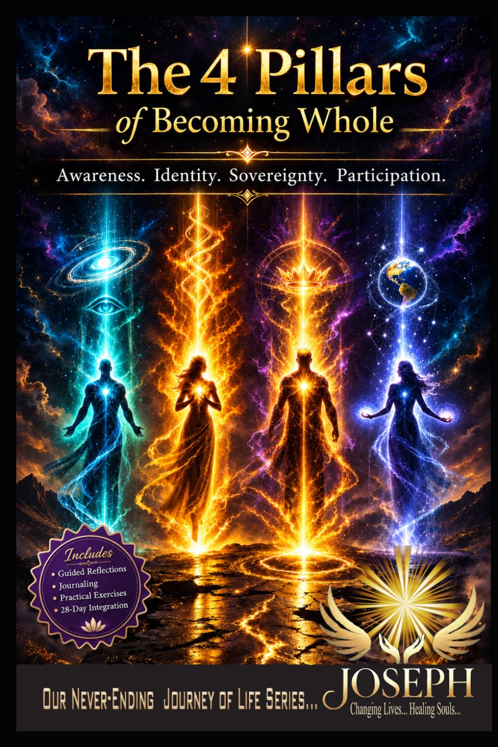 The 4 Pillars of Becoming Whole: Awareness. Identity. Sovereignty. Participation. (The Path To Becoming Whole Series)