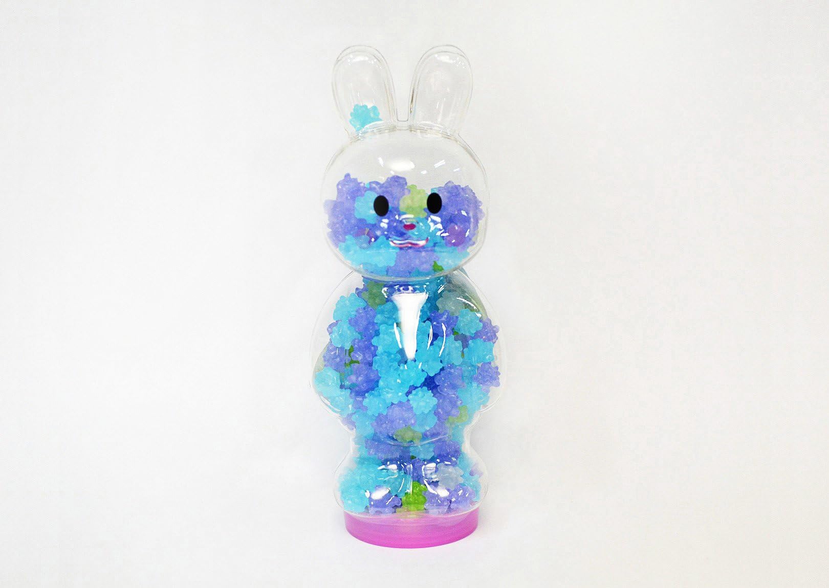 Kyoto Konpeito Candy Aoki Kouetsudo 3.53oz in Rabbit Plastic Candy Box (Wasurena Sou)