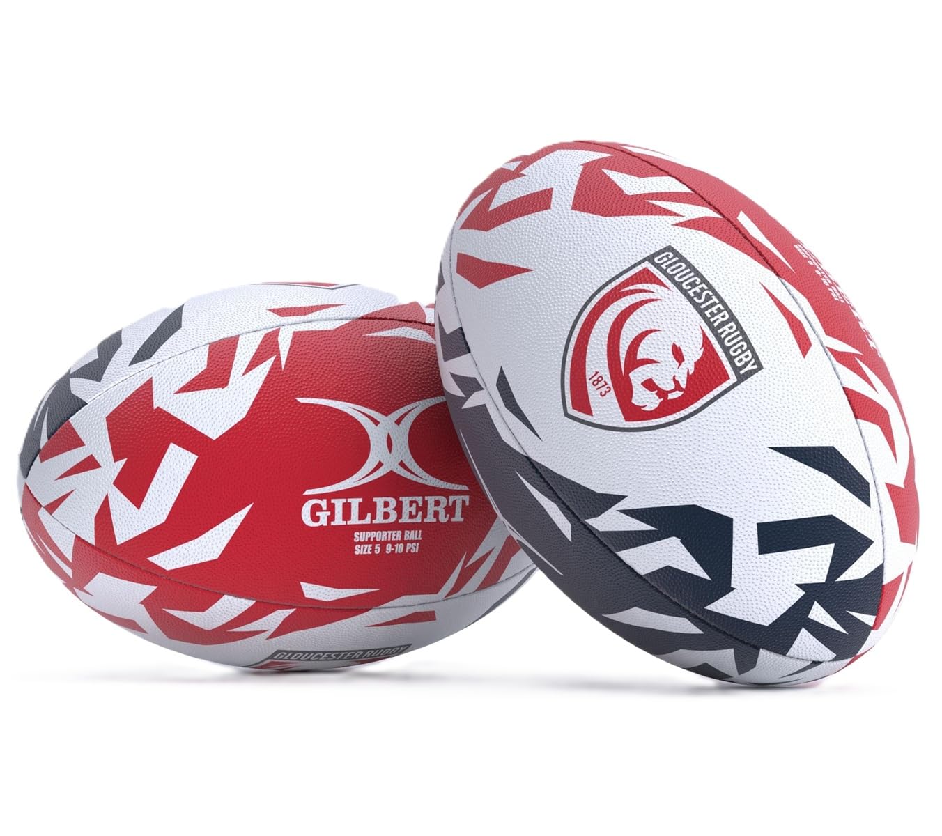 Gilbert Gallagher English Premiership Glouster Supporter Rugby Ball - Size 4