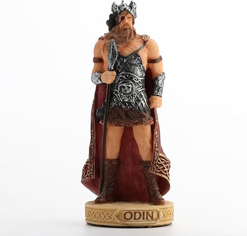 Veronese Design Odin The Norse All Father - Figura miniatura pintada a mano de poliresina, de 3 3/8 pulgadas