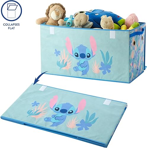 Miniatura 56 de Idea Nuova Cocomelon - Baúl plegable de almacenamiento de juguetes para niños, duradero con tapa Cocomelon,Batman Caballero Oscuro,Azul -