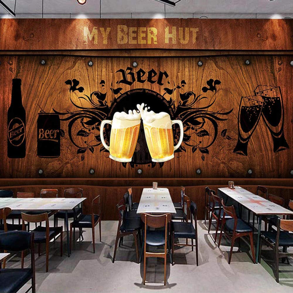 3D tapety domek drewno plakat malarstwo ścienne restauracja KTV bar oprzyrządowanie mural tapeta do salonu;