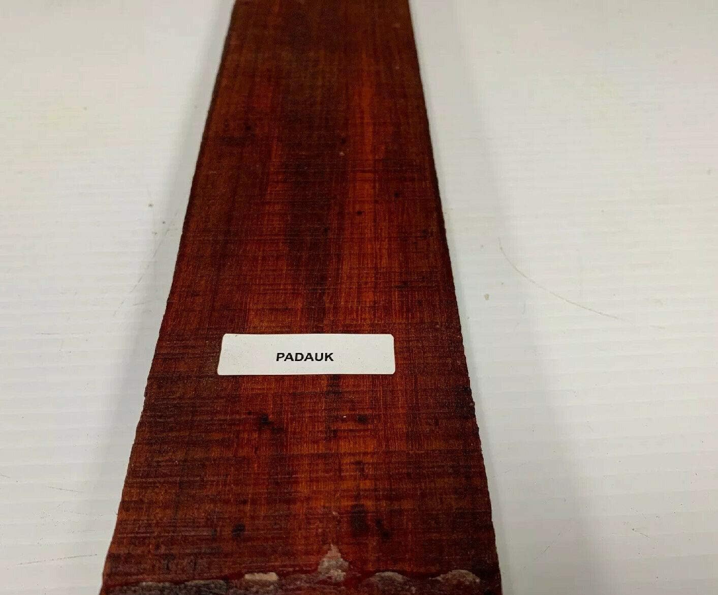 Pack of 3 Beautiful Padauk Thin Stock Lumber Boards, Suitable Thin Stock Lumber Board for Wood Crafting and Wood Working Projects, Measuring 1/8" X 2" X 12"