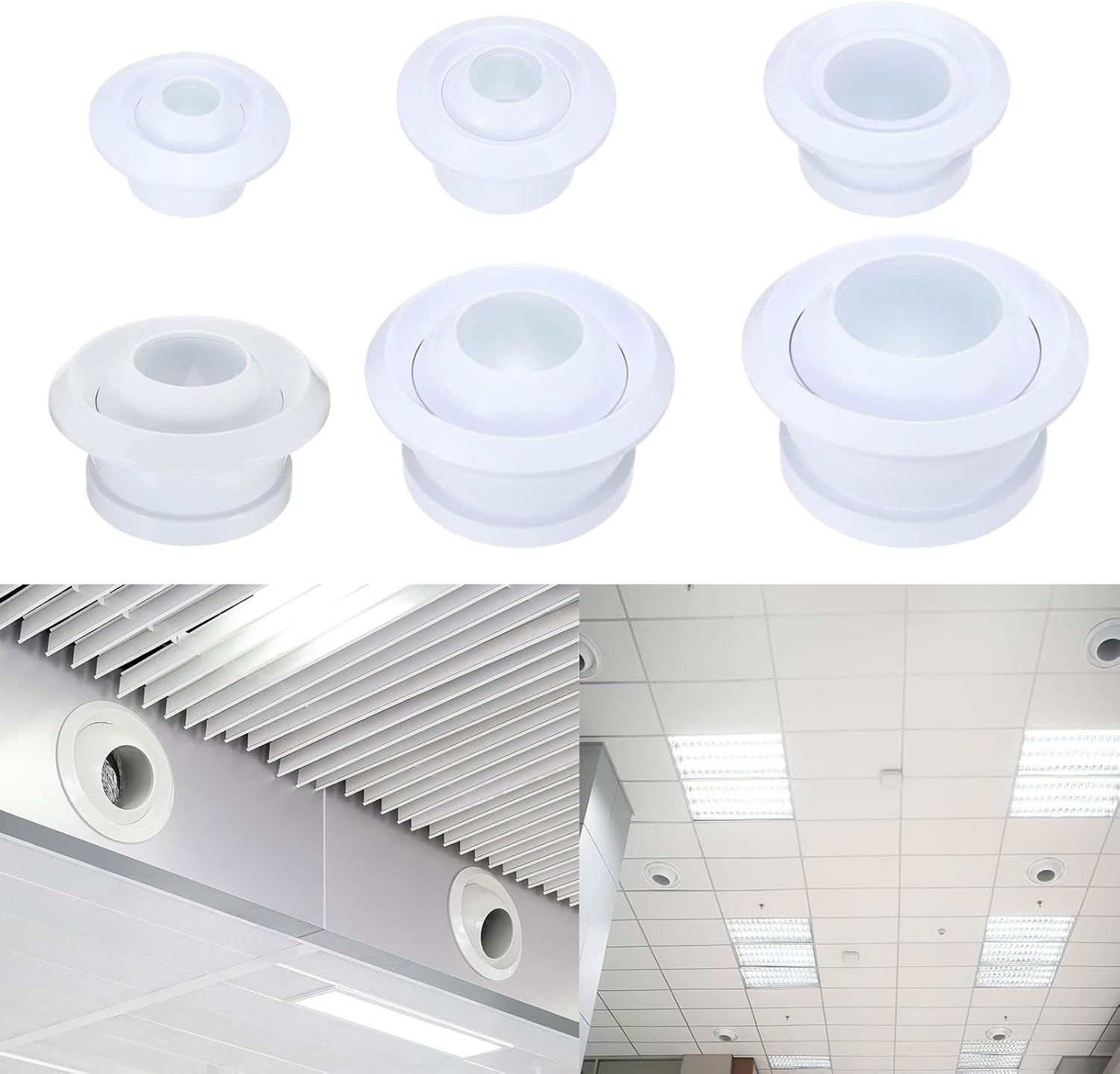 自由に回転する通気口球形通気口があらゆる空気の流れを提供し、さまざまな環境でより良い快適さをもたらします。ABSラウンドエキゾースト