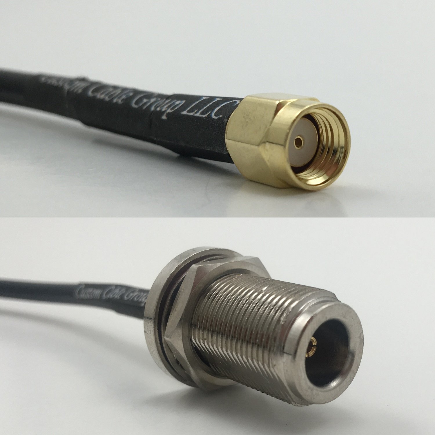 3 feet RG405 RP-SMA MALE to N FEMALE BULKHEAD Pigtail Jumper RF coaxial cable 50ohm Quick USA Shipping
