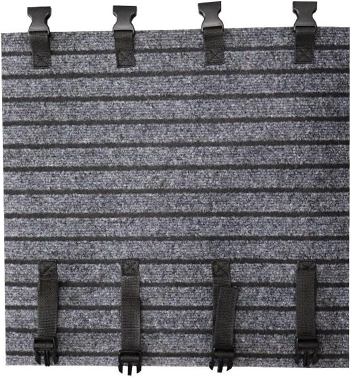 RV Step Covers, Buckle RV Stair Pad, Double-Layer Backing Design Non-Slip Deck Pad with Weather Resistant Fabric, Easy Install for Camping Car Travel Mobile Home Long-Term Parking Outdoor Protection