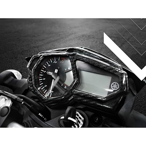 Miniatura 2 de MOS - Cubierta de velocímetro de fibra de carbono compatible con Yamaha MT-25 MT-03 y YZF R3 R25 2015-2018