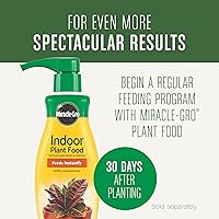 Vista 2 de Miracle-Gro Mezcla para Macetas de Plantas de Interior: Suelo Fertilizado con Perlita para Jardinería de Interiores, Diseñado para ser Menos