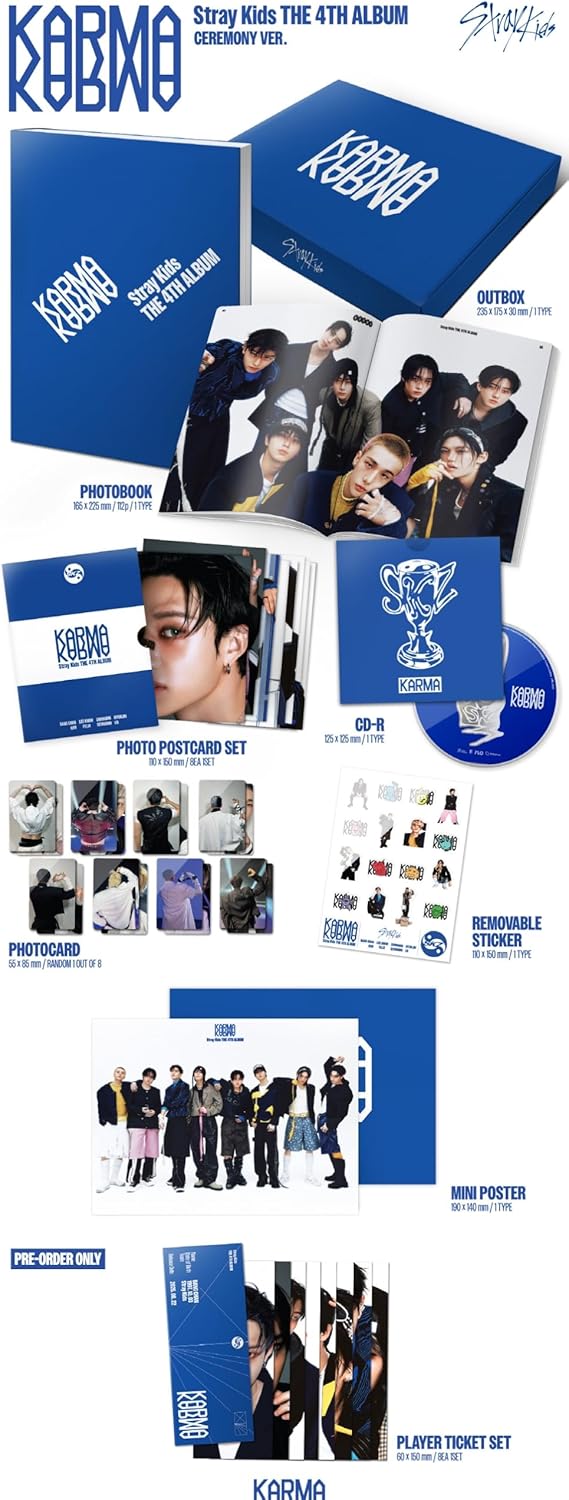 STRAY KIDS [ KARMA ] 4th Album (SET)