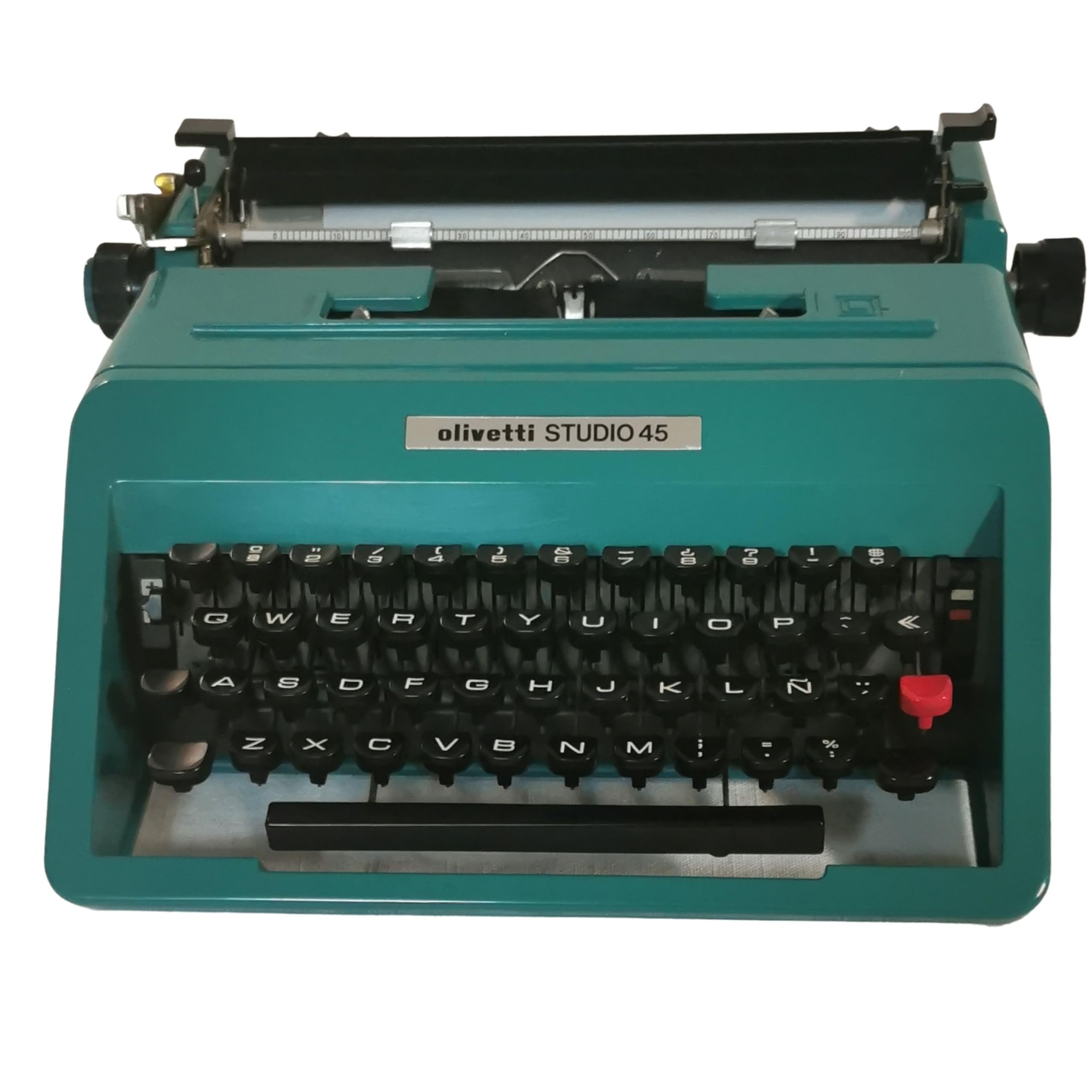 Máquina de Escribir Vintage Olivetti Studio 45 - Teclado en