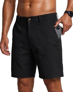 Men's 7-Inch Cotton Utility Workout Shorts