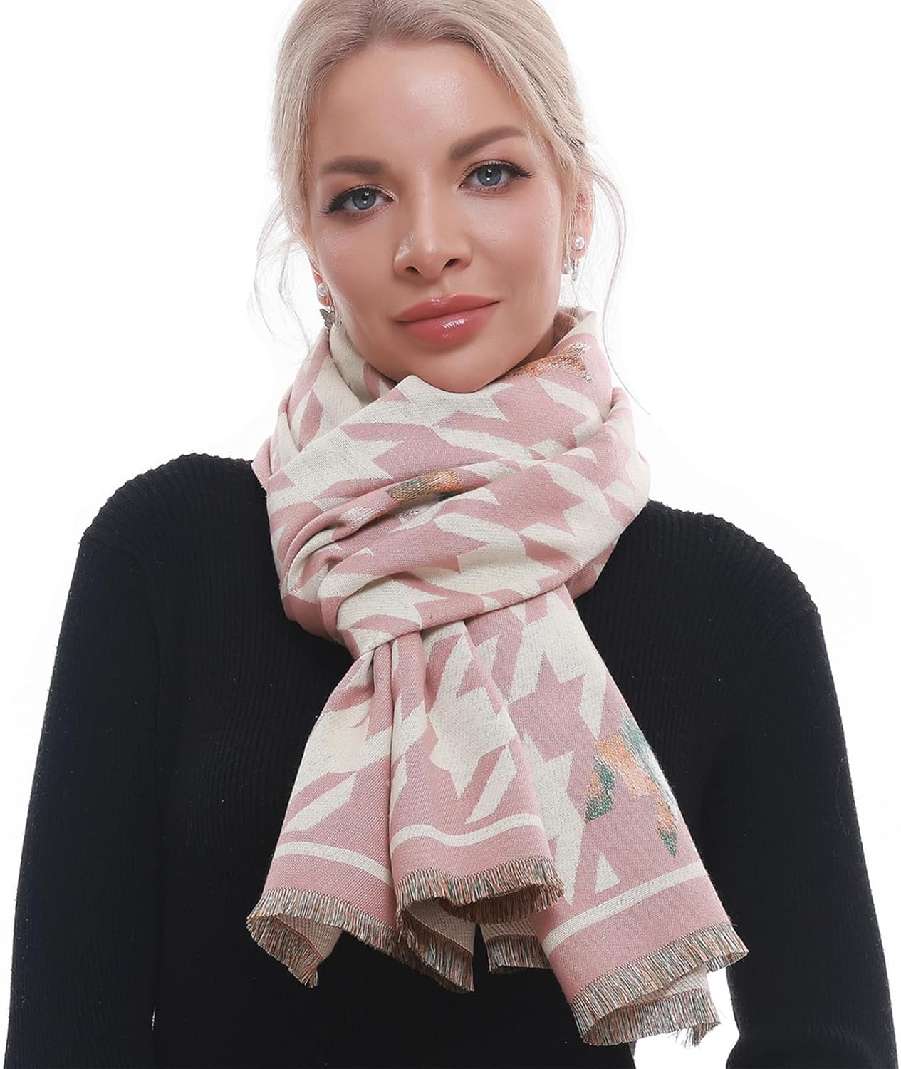 SWAT PANY Scarf for Women Pashmina Blanket Shawls and Wraps Winter Warm Scarves - Image 2