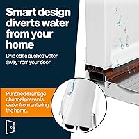 Vista 4 de KS Hardware, En trámite de patente, barrido de puerta ajustable de doble burbuja, tapón para corrientes de aire, sello debajo de la puerta