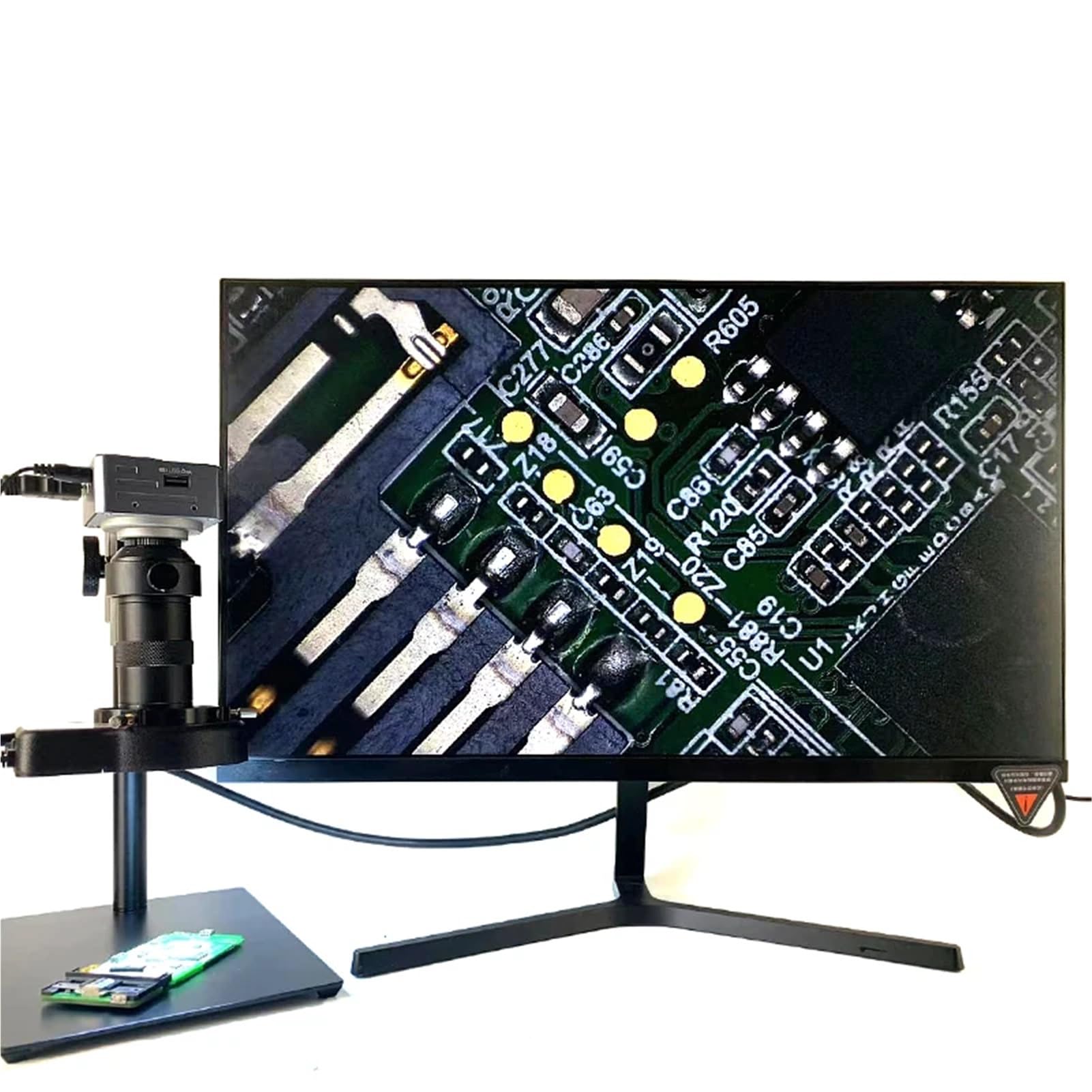 4K 60FPS Ultra HD 1080P kompatybilna HDMI USB przemysłowa cyfrowa kamera mikroskopowa wideo czujnik 130X obiektyw z mocowaniem C (tylko kamera)