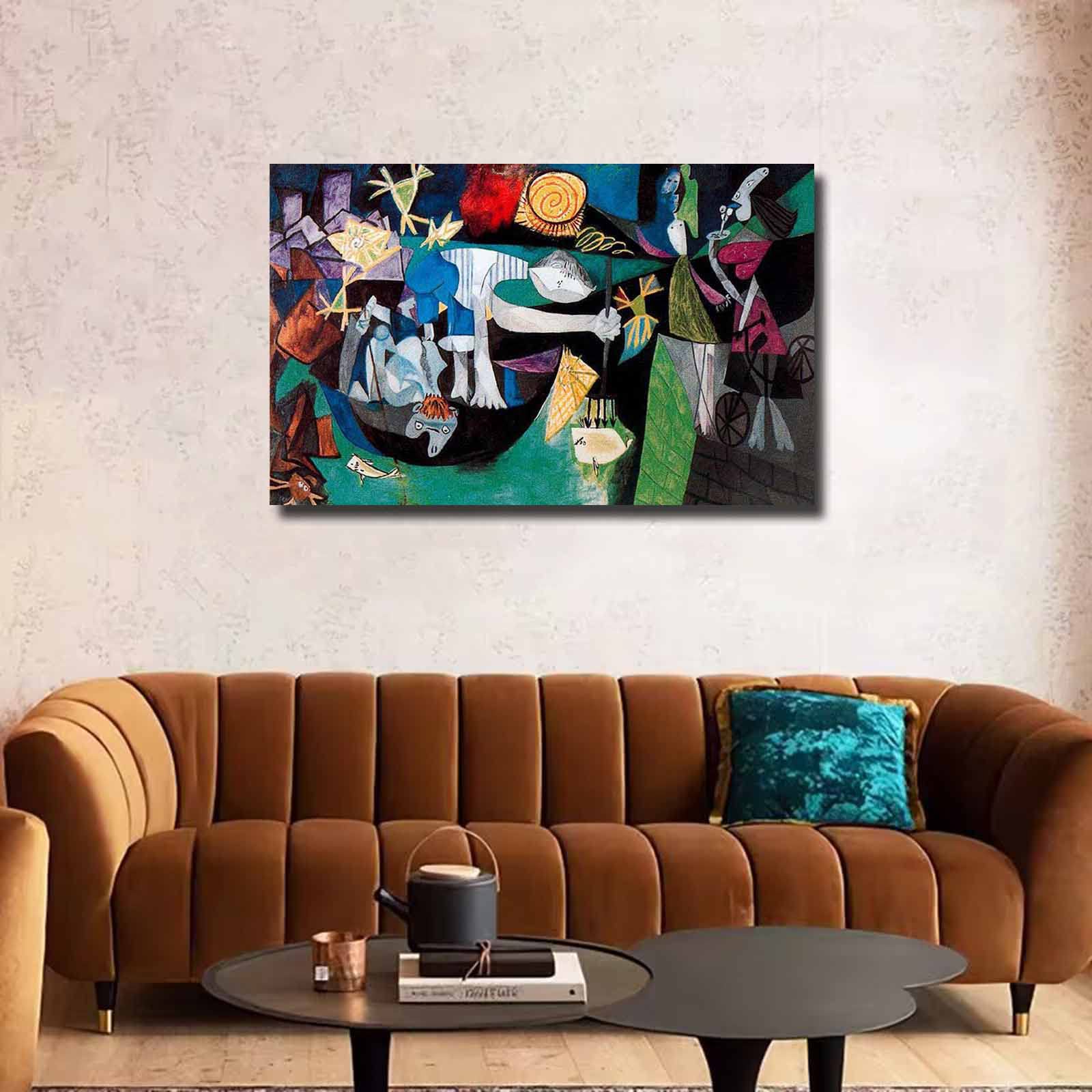 Amazon.co.jp: パブロ・ピカソNight fishing at Antibes