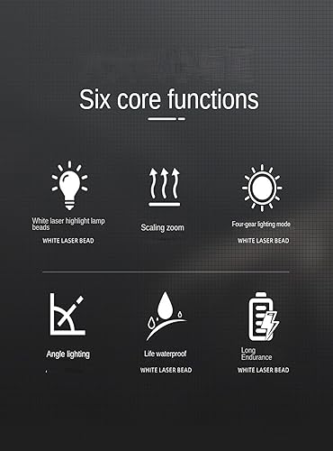 Miniatura 7 de Linterna frontal recargable de 150000 lm, lámpara de cabeza brillante, 40H tipo C cable ajustable para exteriores, 4 modos de luces para frente,