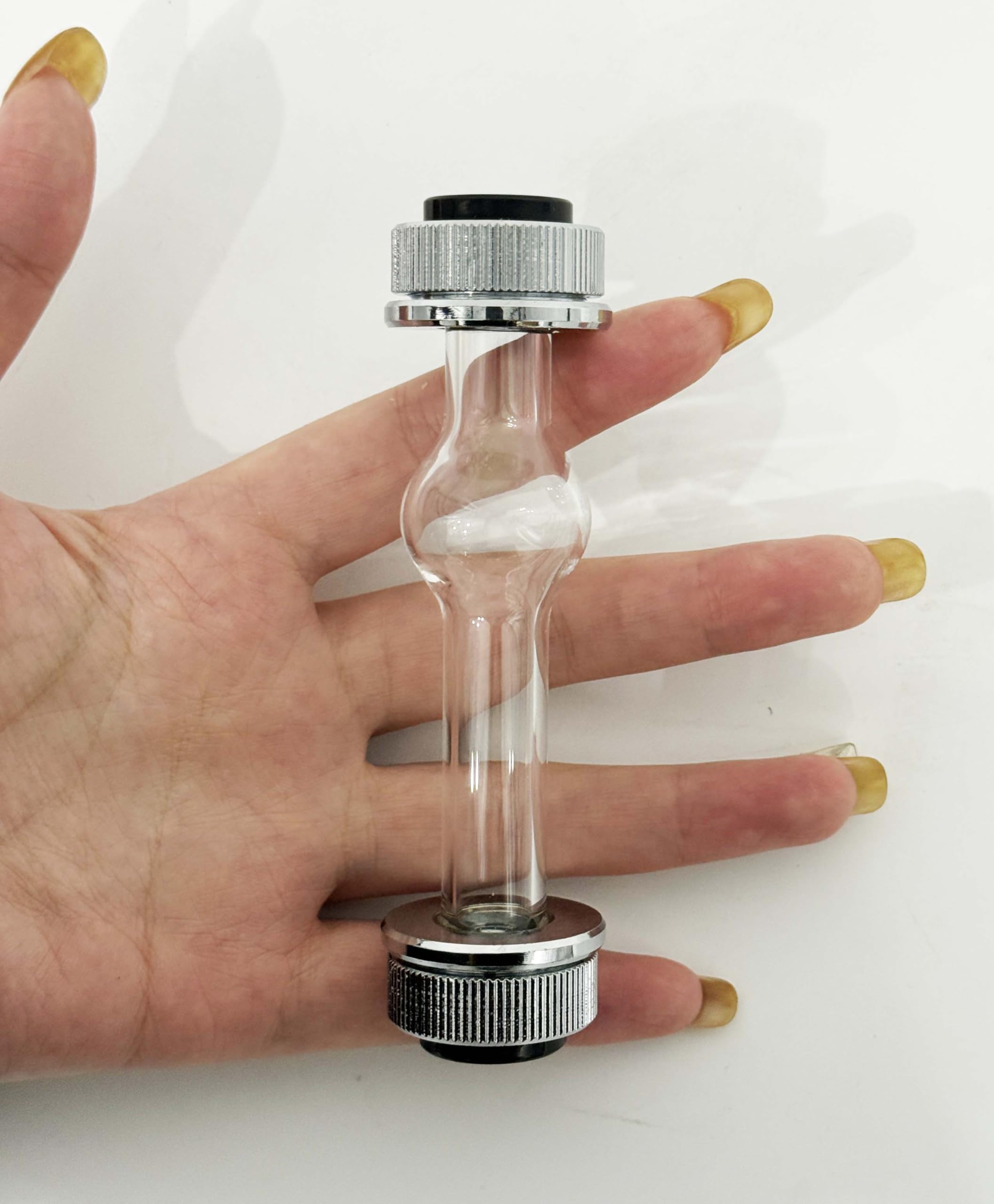 Probówka polarymetryczna 100 mm - szklana i metalowa Polarymetr półautomatyczny POL-200, pojemność próbki 20 ml, średnica 15 mm