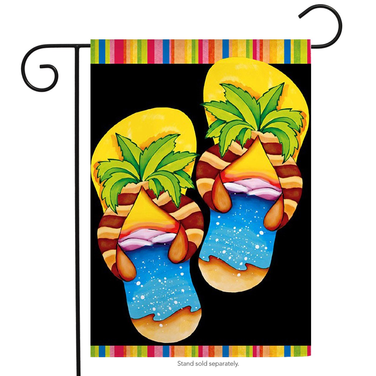 Bannière Evergreen Île Tongs drapeau de jardin haute qualité Joy Hall