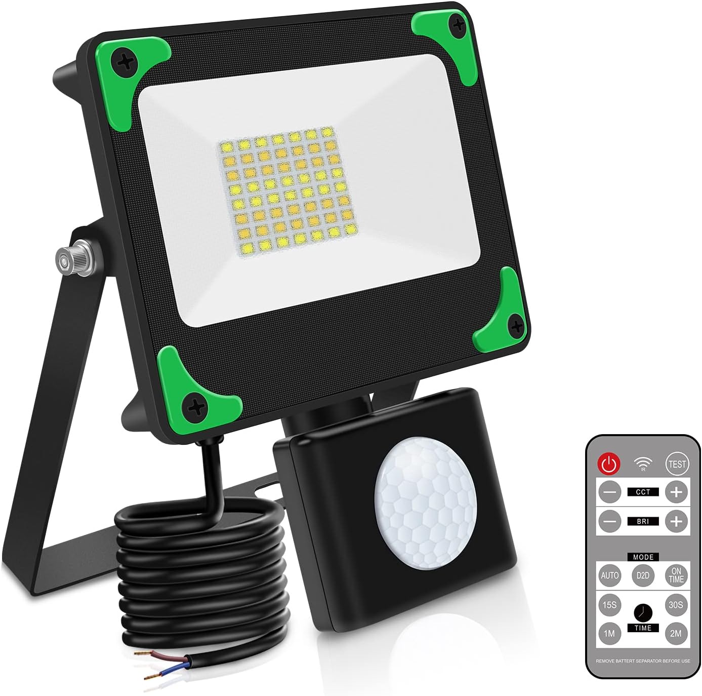 ALUSSO 15W Security Lights Outdoor Motion Sensor, 1350LM 3000K6500K