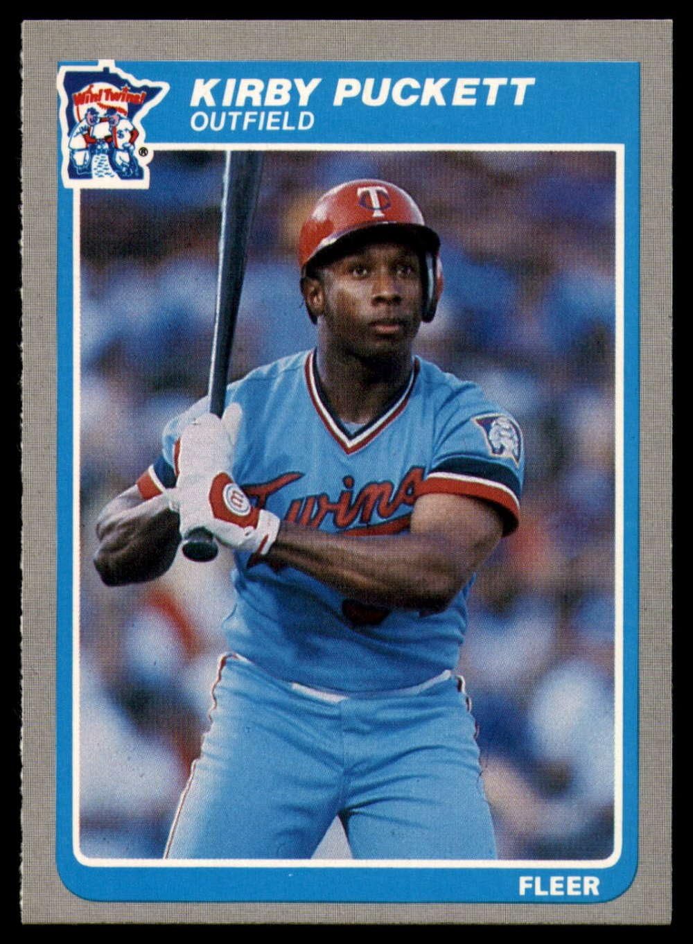 1985 Fleer #286 Kirby Puckett NM-MT RC Rookie Minnesota Twins Baseball