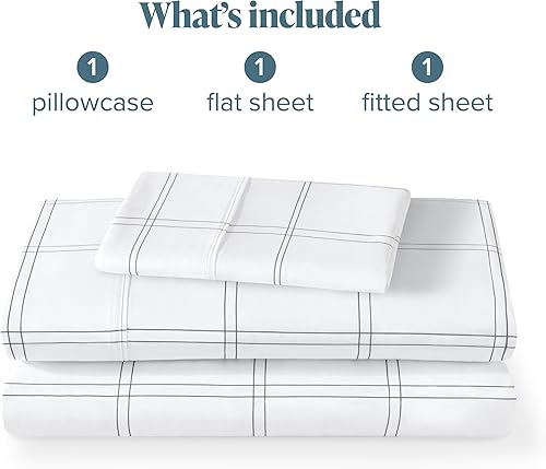 Miniatura 326 de Bare Home Juego de sábanas de tamaño individual XL, tamaño de dormitorio universitario, sábanas de microfibra ultrasuave de 1800 hilos, bolsillos 22