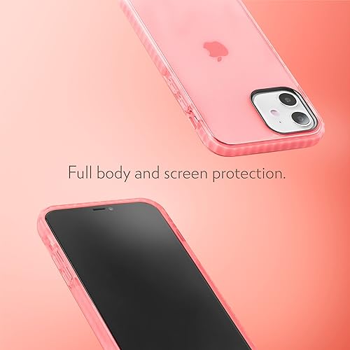 Miniatura 3 de SteepLab Funda de barrera para iPhone 12 y iPhone 12 Pro, absorción de impactos de protección de 360 grados con bisel elevado y colores llamativos