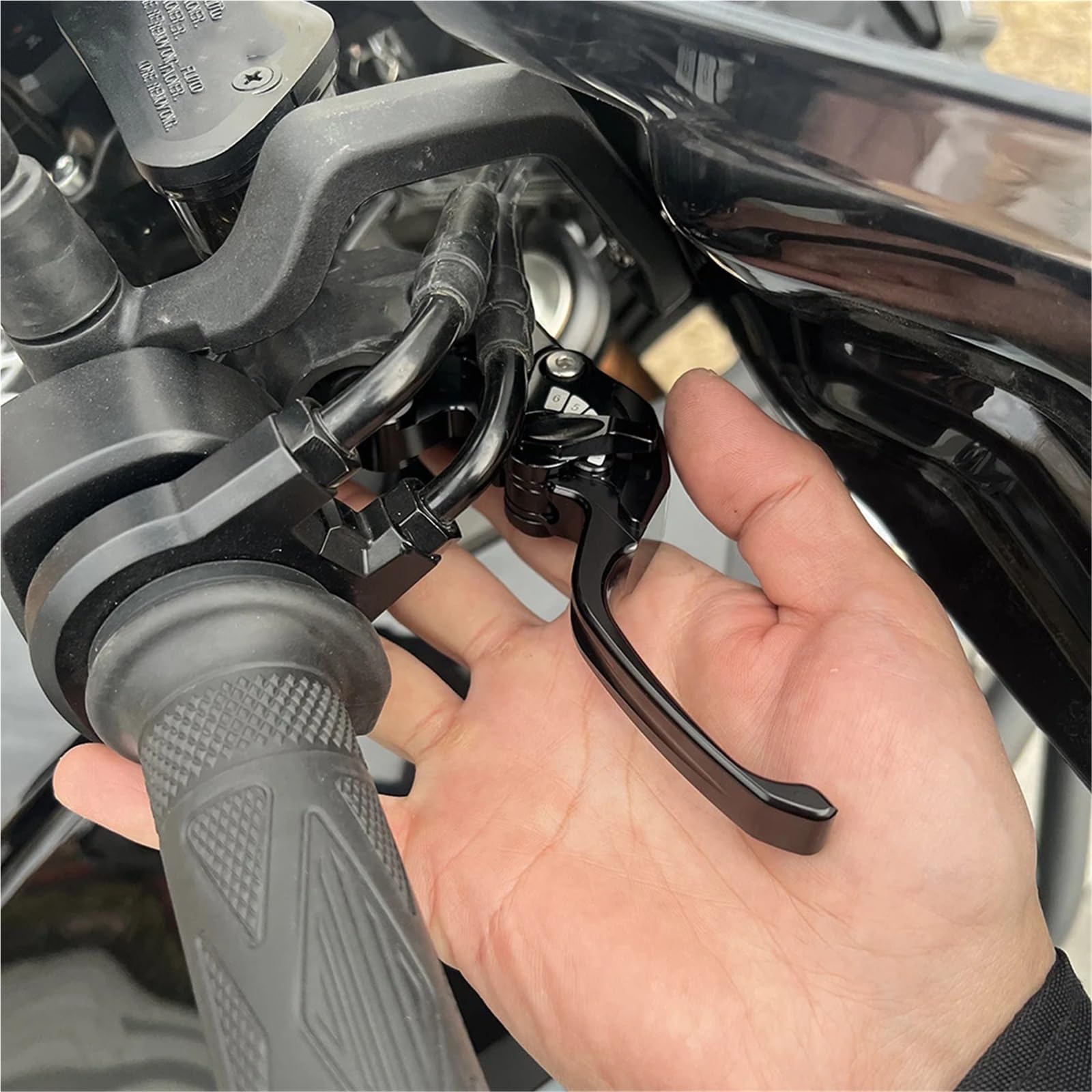 Uchwyty motocyklowe Do 450MT MT450 CF450MT | Akcesoria motocyklowe Krótki uchwyt dźwigni hamulca na dwa palce