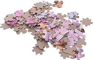 بازل من الورق المقوى بتصميم شخصيات كرتونية لتطوير التنسيق بين اليد والعين، طقم من 300 قطعة للأطفال، متعددة الألوان