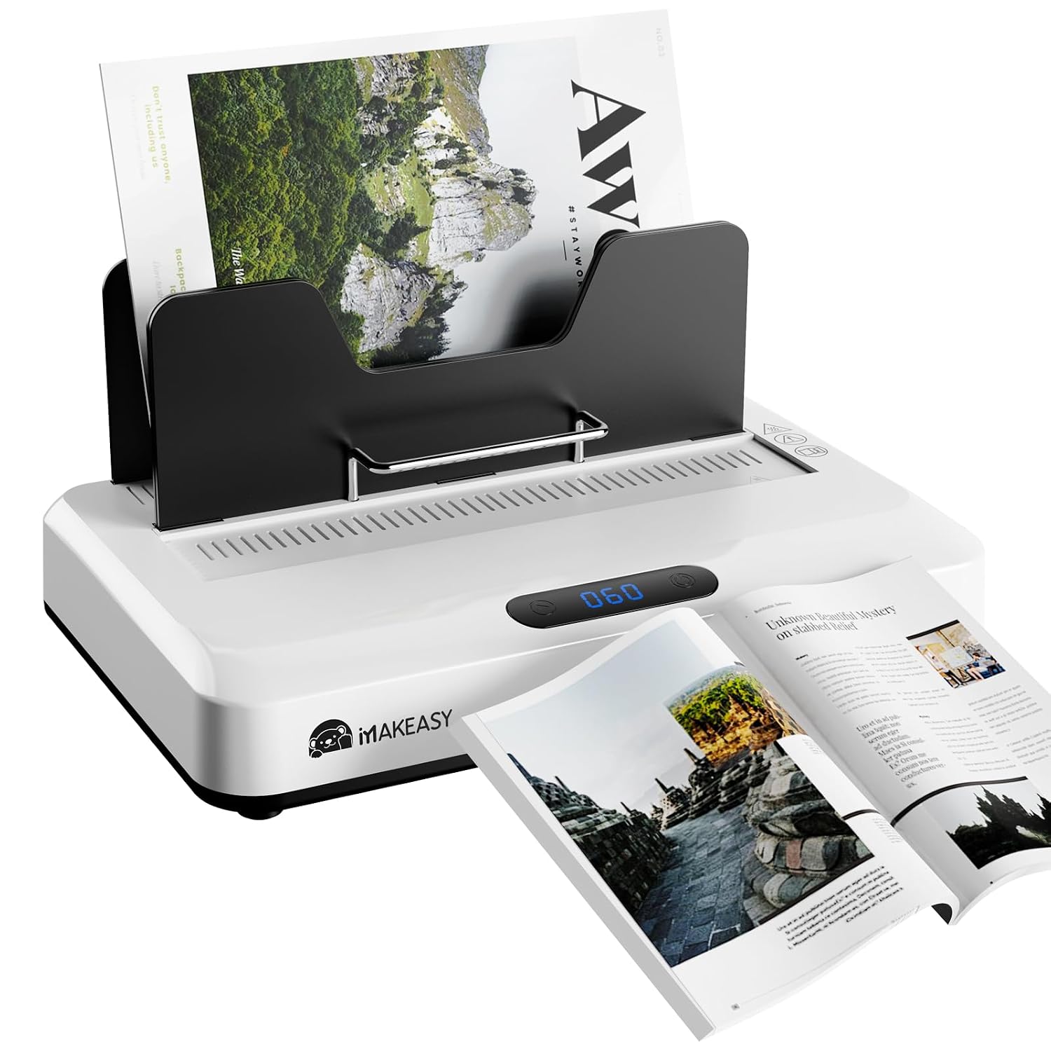 MAKEASY Thermal Binding Machine 500 Sheets Capacity, Digital Touch Panel, Air Cooling, Electric Thermal Binder for A4//A5/... - Review, Price and Buying Guide