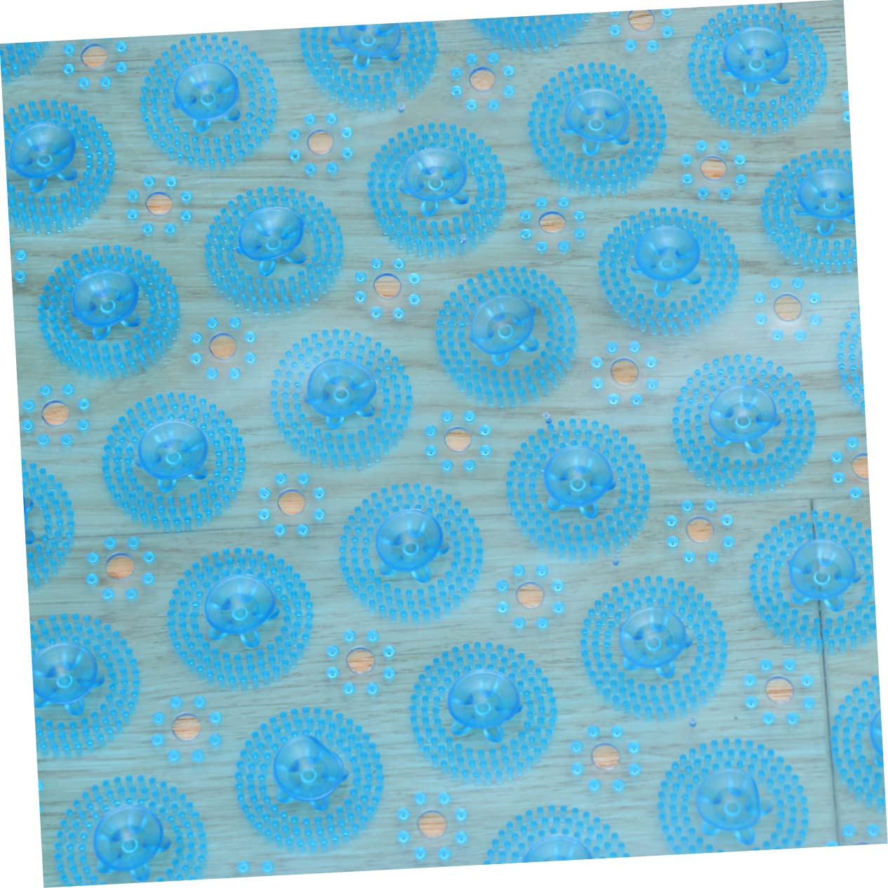 IMIKEYA Tappeti in PVC Tappeto Antiscivolo Tappetino Da Bagno Lavabile in Macchina Tappeto Rotondo Tappetino Di Presa per Vasca Tovaglia Casa Portapenne In Vimini Non Blu